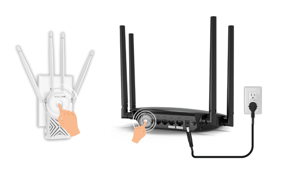 Wavlink Extender Setup: WPS